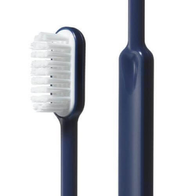 BROSSE À DENTS EN BIOPLASTIQUE - TÊTE RECHARGEABLE - POILS SOUPLES