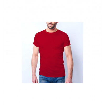 T-SHIRT HOMME - L'ANDRÉSIEN ROUGE MADE IN FRANCE