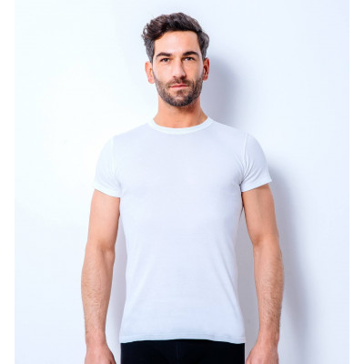 T-SHIRT HOMME - L'ANDRÉSIEN BLANC MADE IN FRANCE