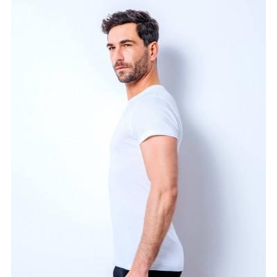 T-SHIRT HOMME - L'ANDRÉSIEN BLANC MADE IN FRANCE