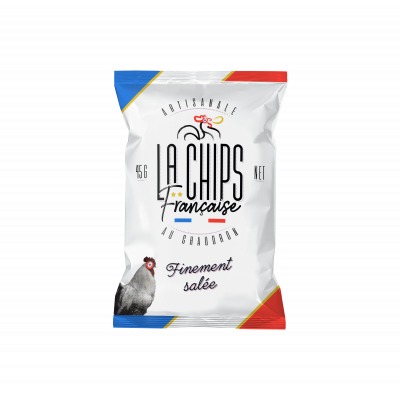 LA CHIPS FRANÇAISE - FINEMENT SALÉE - 45G X 20 PAQUETS