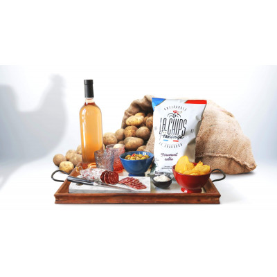 LA CHIPS FRANÇAISE - FINEMENT SALÉE - 150G X 10 PAQUETS