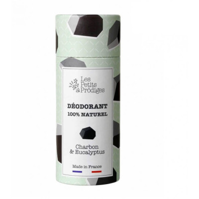 Déodorant Charbon & Eucalyptus - 100% Naturel - 65g