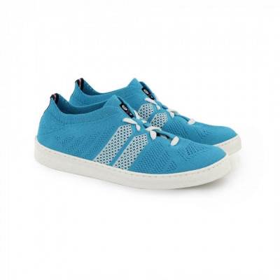 Sneakers éthique Ector  Turquoise – Fabrication Française