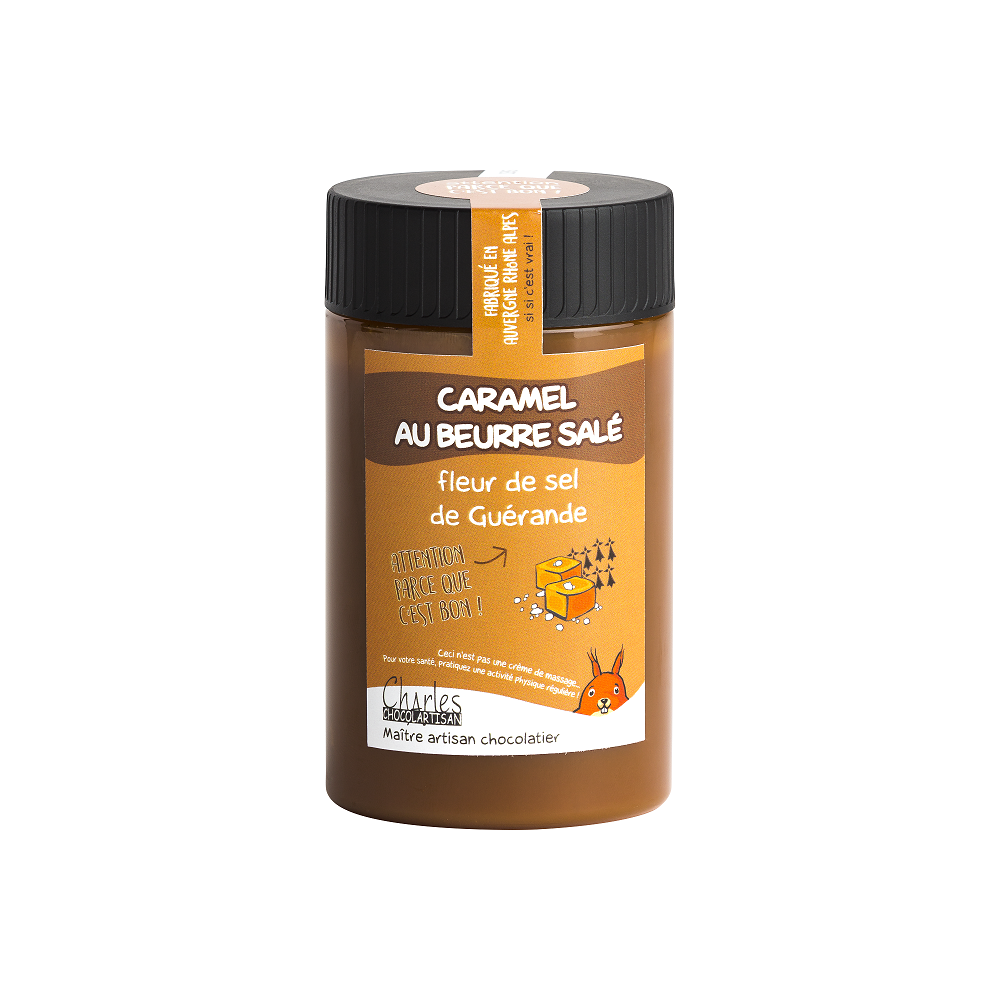 Caramel au beurre salé et fleur de sel de Guérande à tartiner