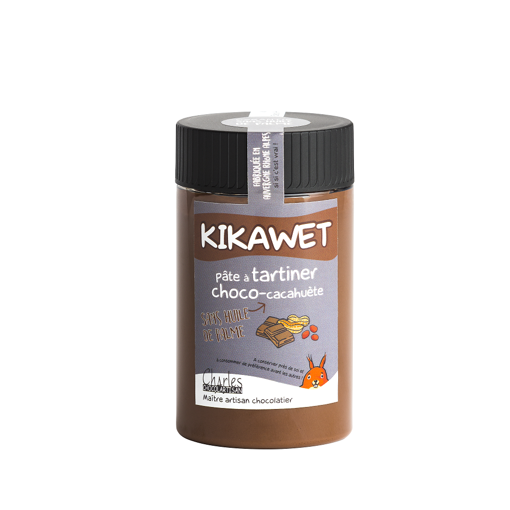 Pâte à tartiner choco-cacahuètes artisanale et naturelle 280g