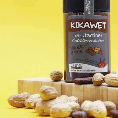 Pâte à tartiner choco-cacahuète - Kikawet 280 gr