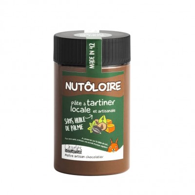 Pâte à tartiner choco-noisettes torréfiées et pointe de caramel - Nutôloire 280g