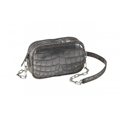 LE PETITE BRETONNE, CROCO GRIS MÉTAL